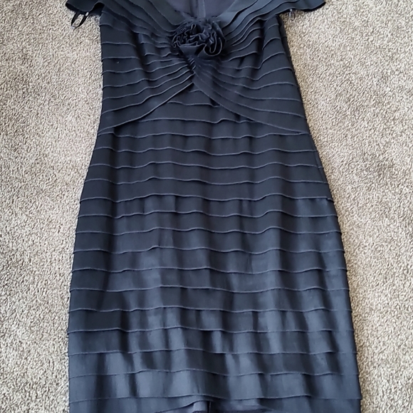 Tadashi Shoji Size 12 Dress Midnight Blue - Picture 1 of 12